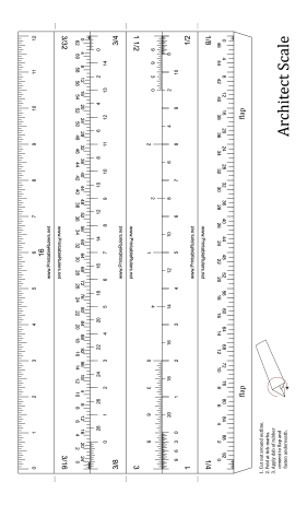 How to Use an Architect Scale Ruler