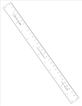 Scale Ruler 1:29 Printable Ruler