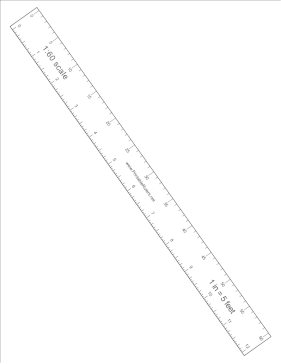 Scale Ruler 1:60 Printable Ruler