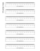 Ruler Millimeter Inch Inch A4 to Print Tape Measure Scale 250 Mm 10 Inch  Inch PDF -  Finland